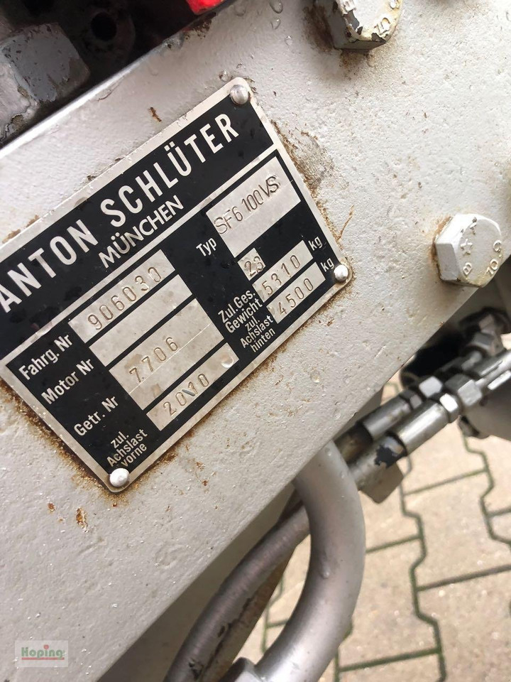 جرار Schlüter 950 Compact: صورة 8