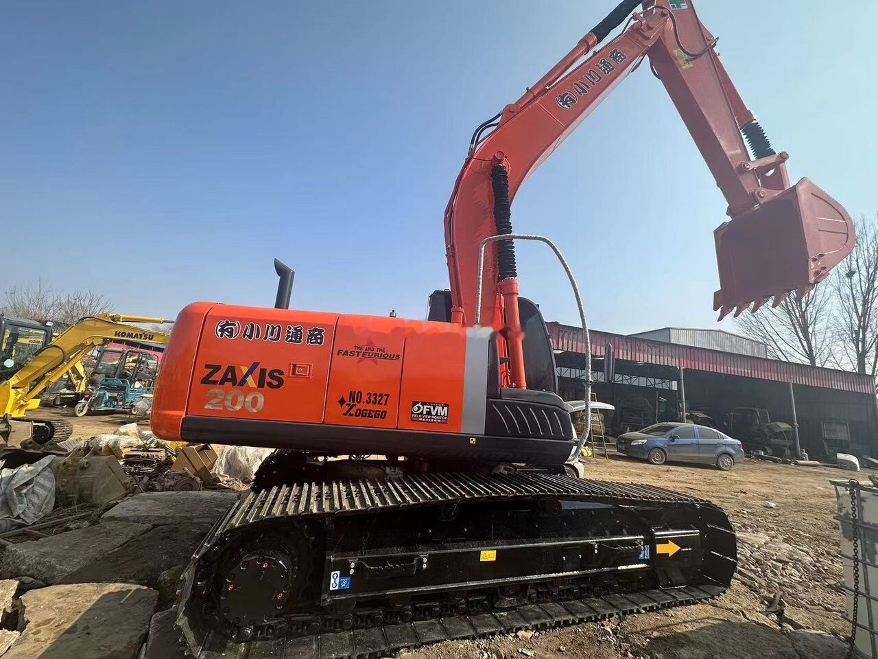 Hitachi ZX200 - حفار زحاف: صورة 4 Hitachi ZX200 - حفار زحاف: صورة 4