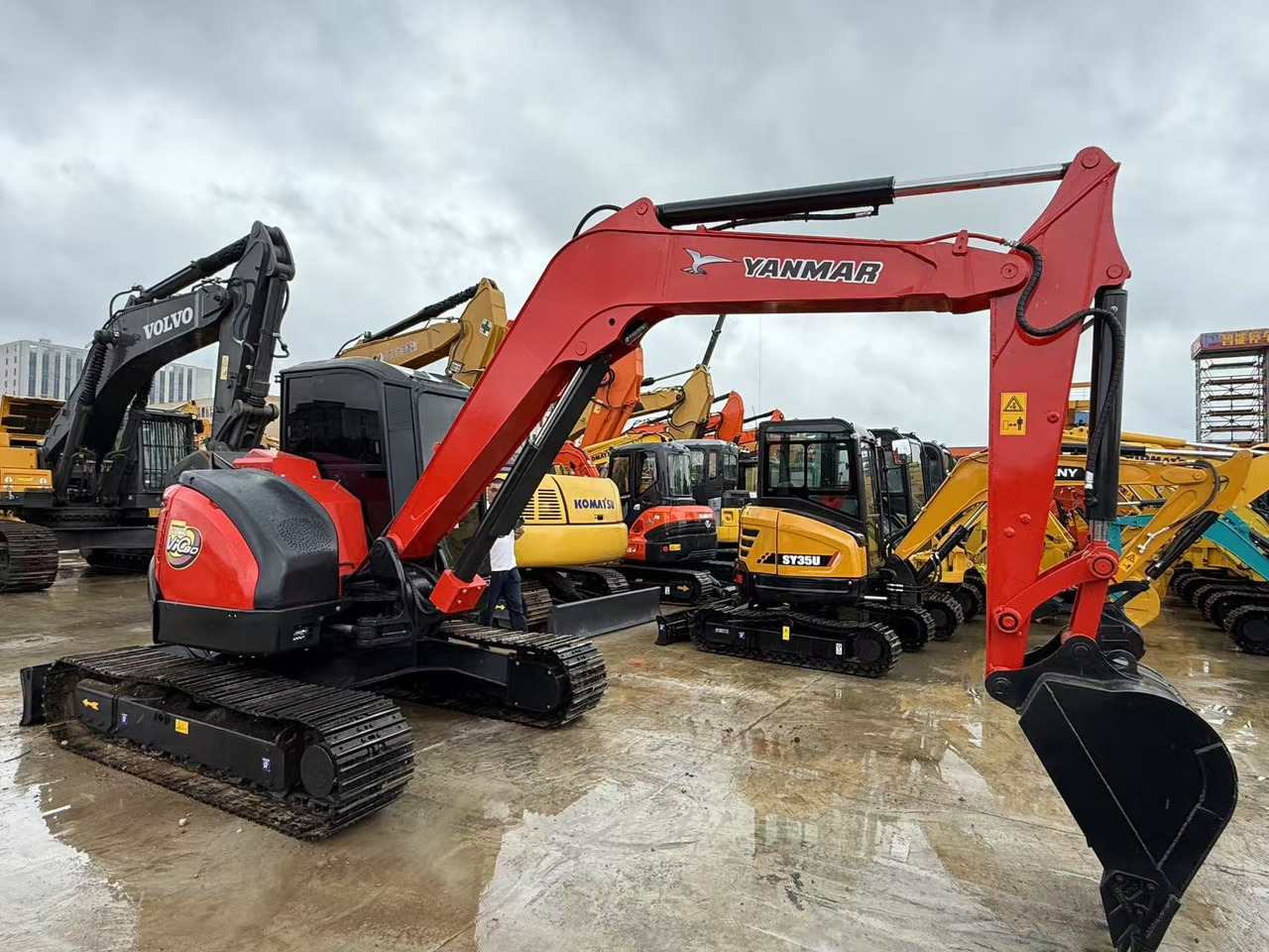 حفارة مُصَّغرة Yanmar Vio80: صورة 9