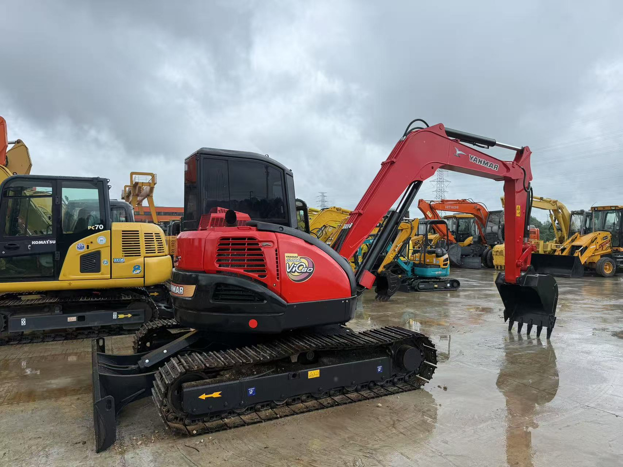 حفارة مُصَّغرة Yanmar Vio80: صورة 8