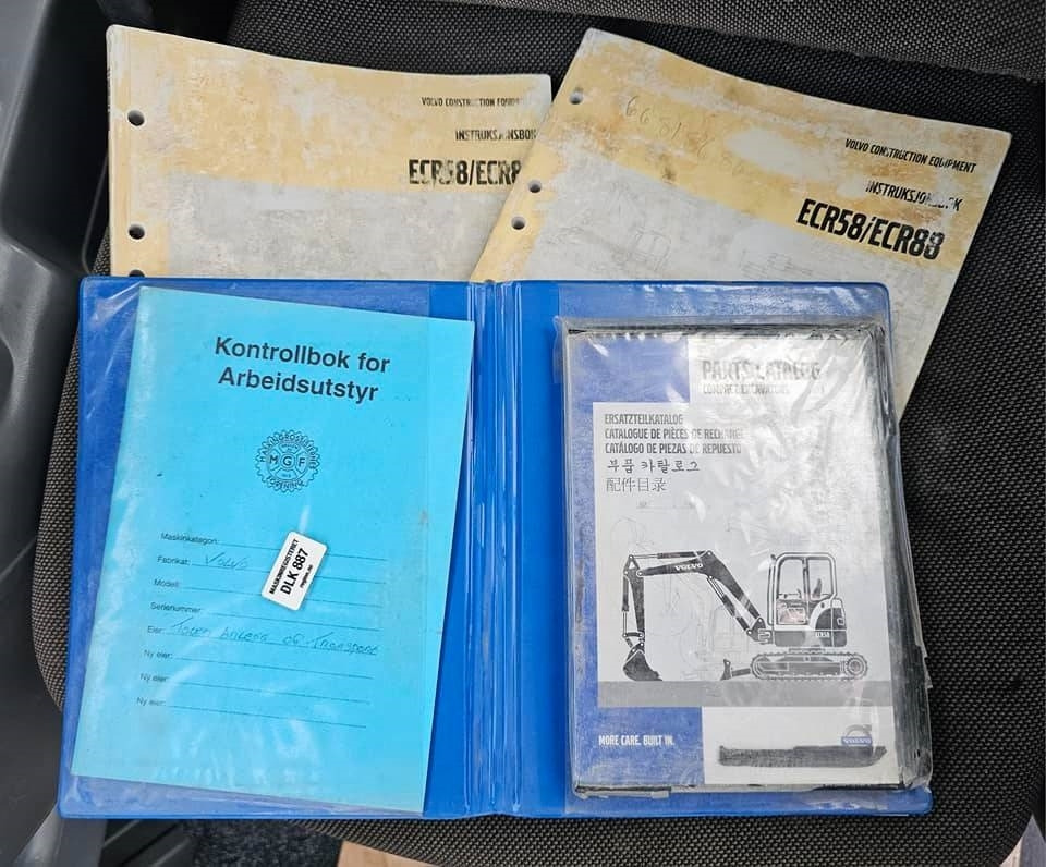 حفارة مُصَّغرة Volvo ECR 58: صورة 41