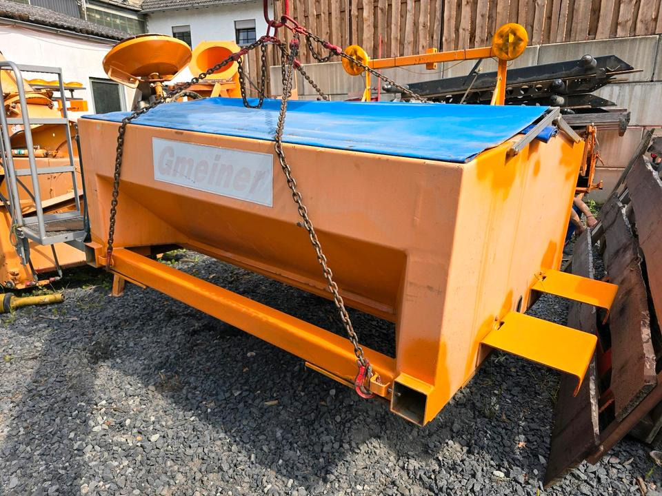 Gmeiner Yeti 2000 TC EWA Salzstreuer Streuautomat Salzsilo Bucher Aufbau für Unimog UGE UGN 405/10 405/12 U318 U 318 423 323 327 427 429 Schmidt Winterdienst - مفرشة الرمل/ الملح: صورة 3 Gmeiner Yeti 2000 TC EWA Salzstreuer Streuautomat Salzsilo Bucher Aufbau für Unimog UGE UGN 405/10 405/12 U318 U 318 423 323 327 427 429 Schmidt Winterdienst - مفرشة الرمل/ الملح: صورة 3