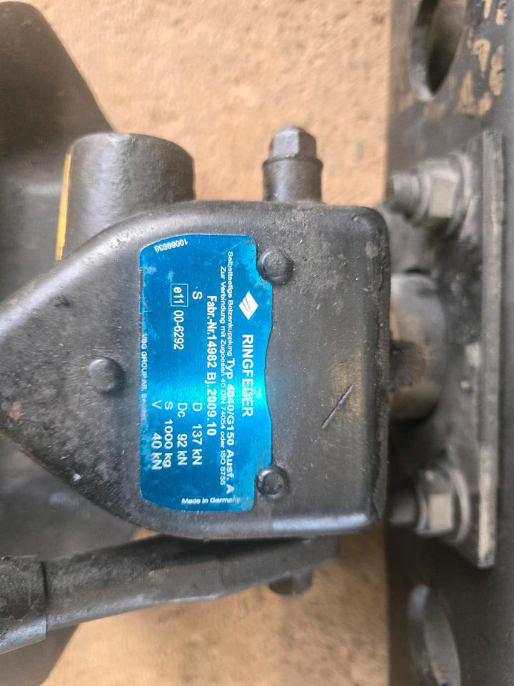 ملحق - شاحنة Ringfeder Anhängerkupplung für Unimog U 300 400 500 Anhängermaul Anhängerzugöse Zugmaul Mercedes Benz Zugöse Q36 Q33 Querträger ZGN UGE 405/10 405/12: صورة 6