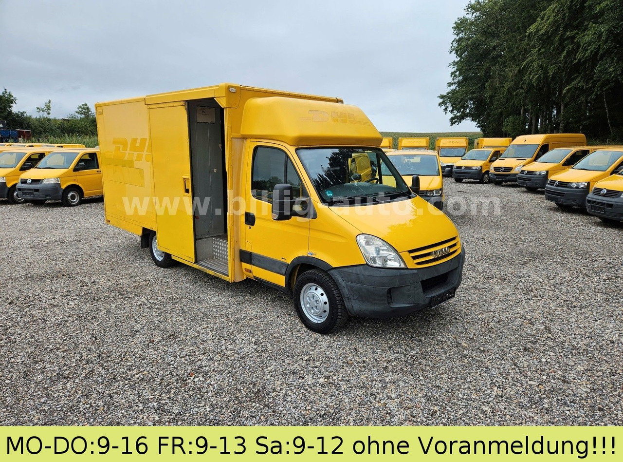 Iveco Daily 1.Hd Koffer Regale Integralkoffer DHL POST - شاحنة مغلقة الصندوق: صورة 1 Iveco Daily 1.Hd Koffer Regale Integralkoffer DHL POST - شاحنة مغلقة الصندوق: صورة 1