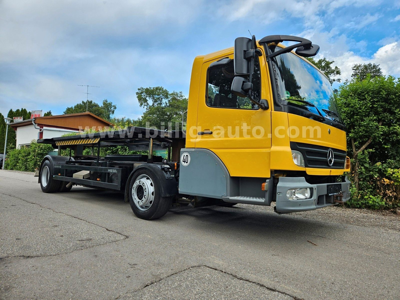Mercedes-Benz Kamag * WBH 25 * Wiesel * Umsetzer * Sattelkupp. - شاحنات الحاويات / جسم علوي قابل للتغيير شاحنة: صورة 1 Mercedes-Benz Kamag * WBH 25 * Wiesel * Umsetzer * Sattelkupp. - شاحنات الحاويات / جسم علوي قابل للتغيير شاحنة: صورة 1