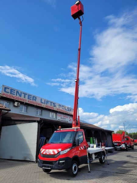 منصة تلسكوبية محمولة على شاحنة Iveco Daily 35S12 podnośnik koszowy 16 m GSR E169TR bucket truck boom lift: صورة 14