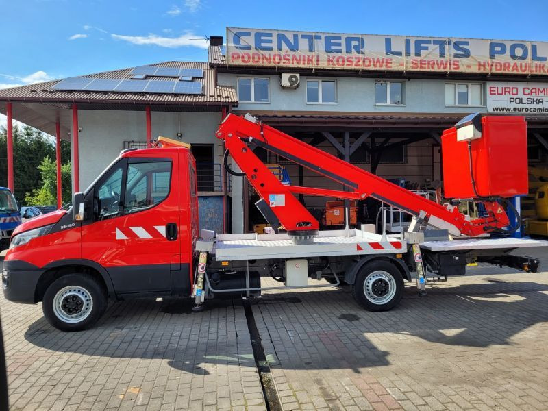 منصة تلسكوبية محمولة على شاحنة Iveco Daily 35S12 podnośnik koszowy 16 m GSR E169TR bucket truck boom lift: صورة 6