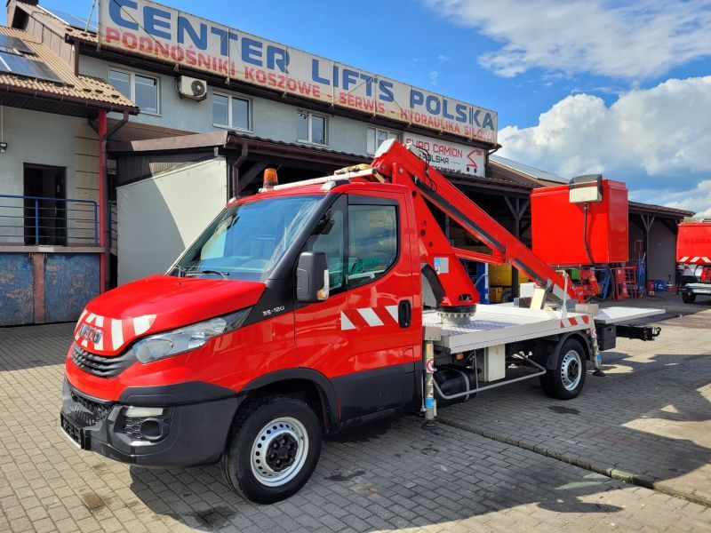 Iveco Iveco Daily 35S12 podnośnik koszowy 16 m GSR E169TR - منصة تلسكوبية محمولة على شاحنة: صورة 1 Iveco Iveco Daily 35S12 podnośnik koszowy 16 m GSR E169TR - منصة تلسكوبية محمولة على شاحنة: صورة 1