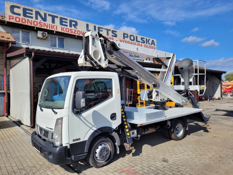 Nissan Cabstar NT400 podnośnik koszowy 18 m Oil&Steel Snake 189 bucket truck boom lift - منصة تلسكوبية محمولة على شاحنة: صورة 1 Nissan Cabstar NT400 podnośnik koszowy 18 m Oil&Steel Snake 189 bucket truck boom lift - منصة تلسكوبية محمولة على شاحنة: صورة 1