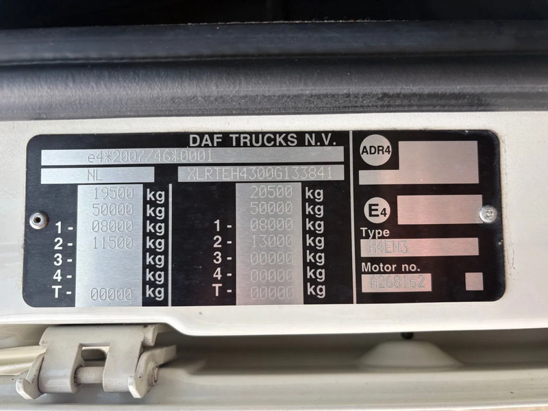 DAF XF 460 4x2 / APK - TUV JANUARI 2026 / HOLLAND TRUCK / ADR KLASSE I II III / 2 BEDS / - وحدة جر: صورة 5 DAF XF 460 4x2 / APK - TUV JANUARI 2026 / HOLLAND TRUCK / ADR KLASSE I II III / 2 BEDS / - وحدة جر: صورة 5