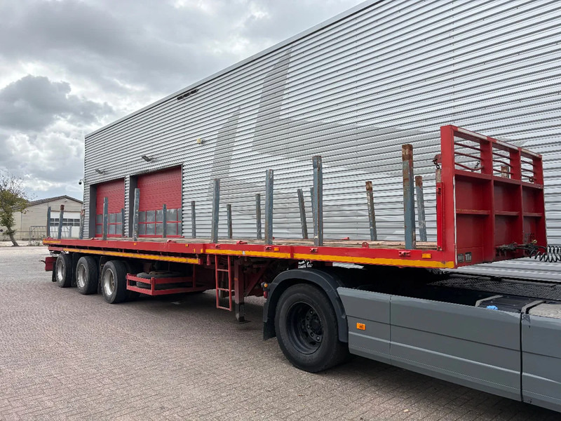 Nooteboom OVB - 48VV / 2x uitschuifbaar 2855cm / BPW ASSEN / 3x hydraulisch gestuurd / APK - TUV OKTOBER 2025 / - نصف مقطورة مسطحة: صورة 1 Nooteboom OVB - 48VV / 2x uitschuifbaar 2855cm / BPW ASSEN / 3x hydraulisch gestuurd / APK - TUV OKTOBER 2025 / - نصف مقطورة مسطحة: صورة 1