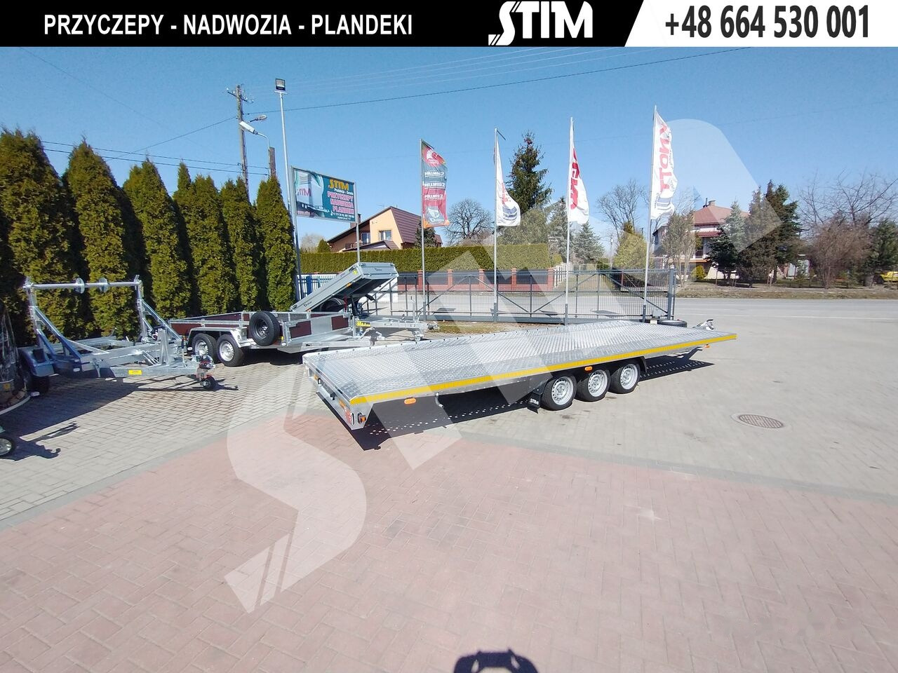 Stim L23/PP-TP/65-35S, wypełnienie środka, szerokość 230cm - مقطورة شحن نقل السيارات: صورة 3 Stim L23/PP-TP/65-35S, wypełnienie środka, szerokość 230cm - مقطورة شحن نقل السيارات: صورة 3