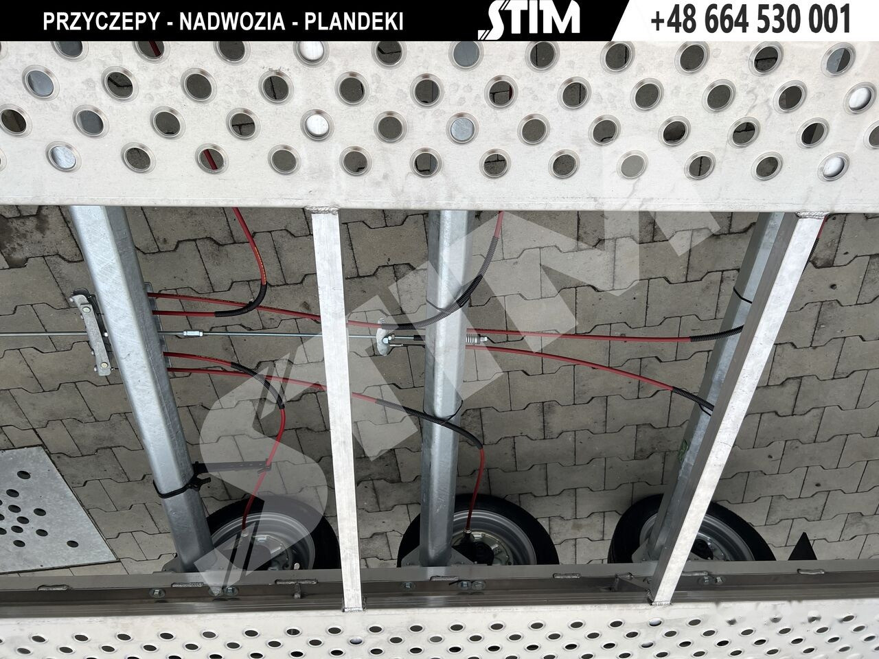 جديدة مقطورة شحن نقل السيارات Stim L23/PP-TS/85-35AL - 195/50R13C: صورة 7