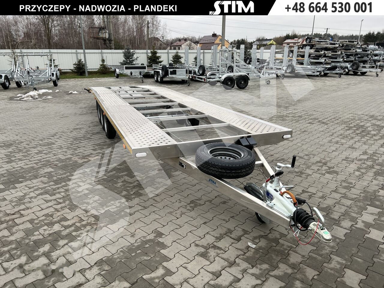 Stim L23/PP-TS/85-35A - مقطورة شحن نقل السيارات: صورة 1 Stim L23/PP-TS/85-35A - مقطورة شحن نقل السيارات: صورة 1