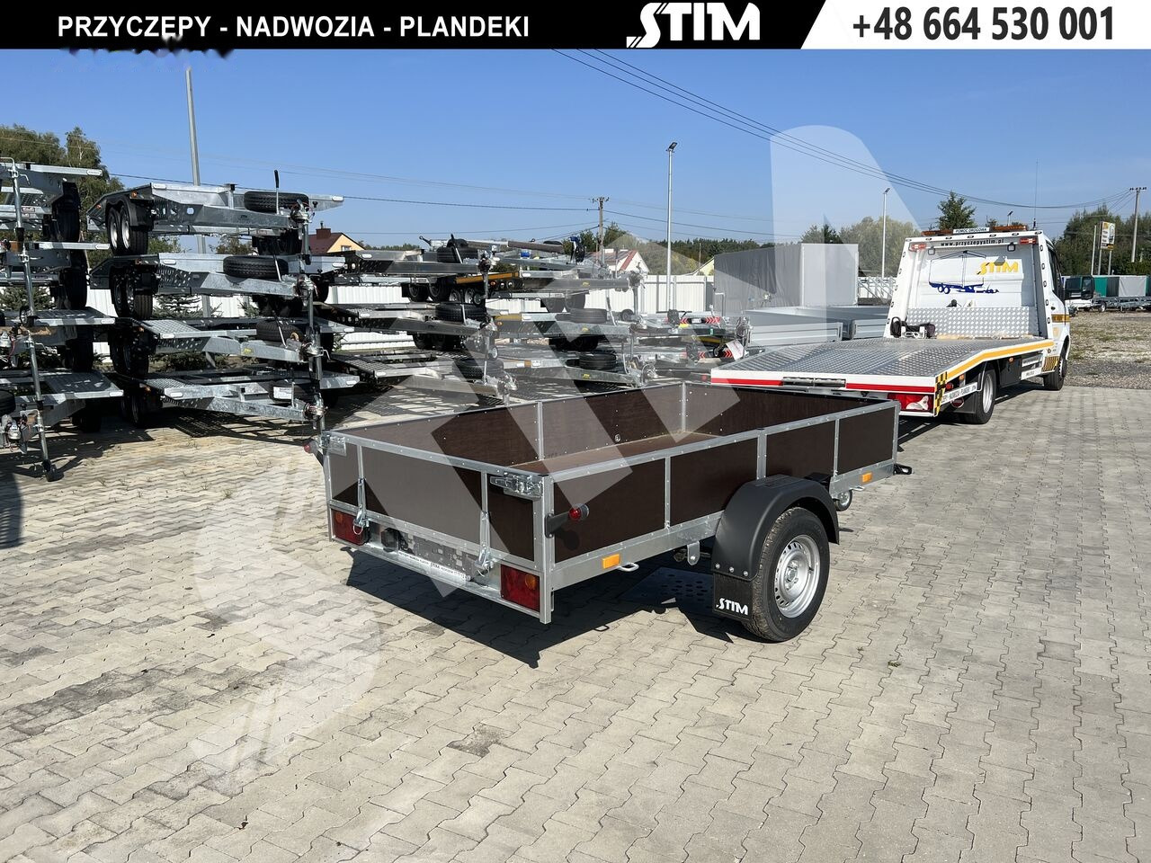 Stim S11-075/2815R + przednia burta otwierana - مقطورة سيارة: صورة 2 Stim S11-075/2815R + przednia burta otwierana - مقطورة سيارة: صورة 2