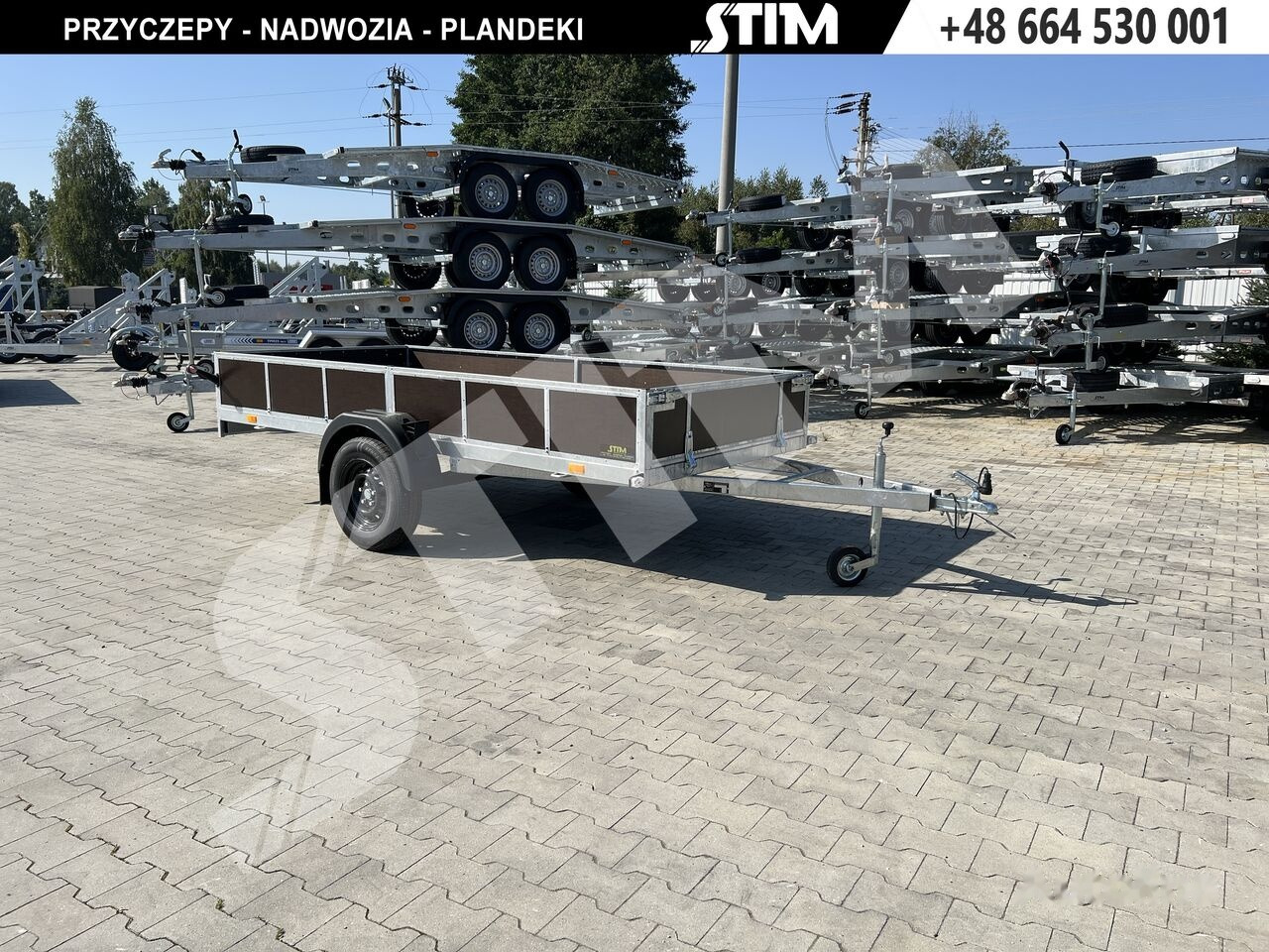Stim S11-075/3415R + przednia burta otwierana + wzmocnienie ramy - مقطورة سيارة: صورة 3 Stim S11-075/3415R + przednia burta otwierana + wzmocnienie ramy - مقطورة سيارة: صورة 3