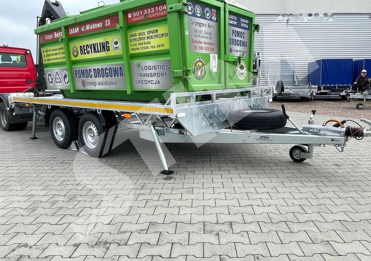 Stim S22-35/4323KP-15 Platforma do przeowzu kontenerów typu KP - مقطورات مسطحة: صورة 1 Stim S22-35/4323KP-15 Platforma do przeowzu kontenerów typu KP - مقطورات مسطحة: صورة 1