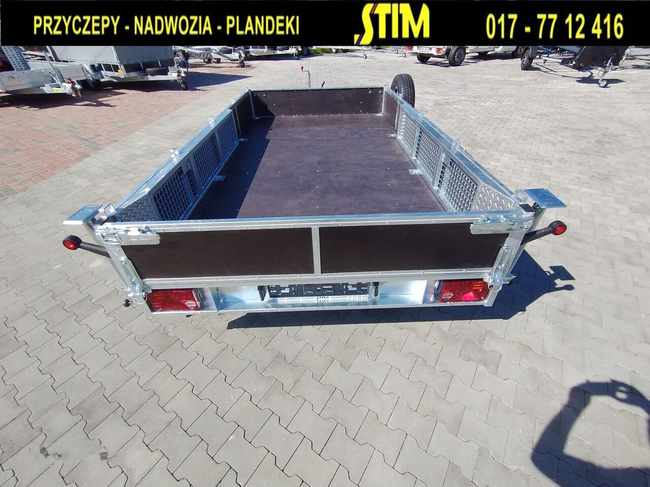 Stim S22, przyczepa do przewozu sprzętu budowlanego - مقطورة لنقل المعدات: صورة 2 Stim S22, przyczepa do przewozu sprzętu budowlanego - مقطورة لنقل المعدات: صورة 2
