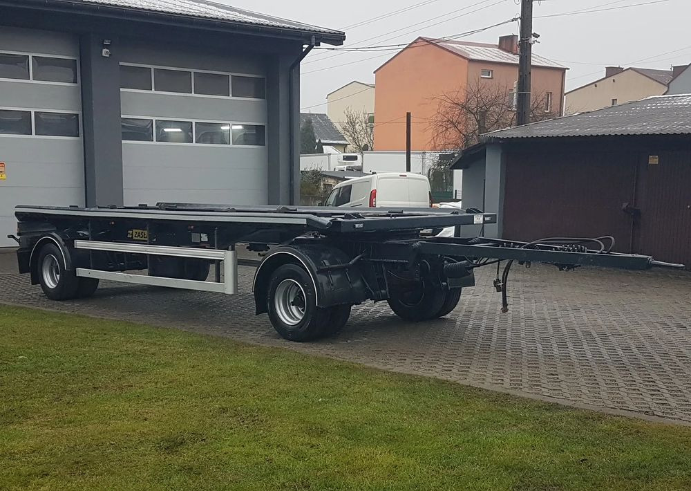 Zaslaw D-659 DO KONTENERÓW HAKOWCA POD KONTENERY 2 OSIE BLIŹNIAKI RESORY MEILLER - مقطورة هوك ليفت/ لود لوجر: صورة 1 Zaslaw D-659 DO KONTENERÓW HAKOWCA POD KONTENERY 2 OSIE BLIŹNIAKI RESORY MEILLER - مقطورة هوك ليفت/ لود لوجر: صورة 1