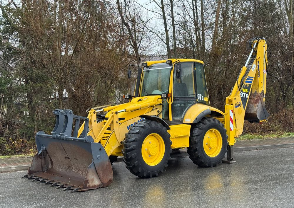 Komatsu * Koparko Ładowarka * Komatsu WB 97 S Utility * - جرافة حفار: صورة 1 Komatsu * Koparko Ładowarka * Komatsu WB 97 S Utility * - جرافة حفار: صورة 1