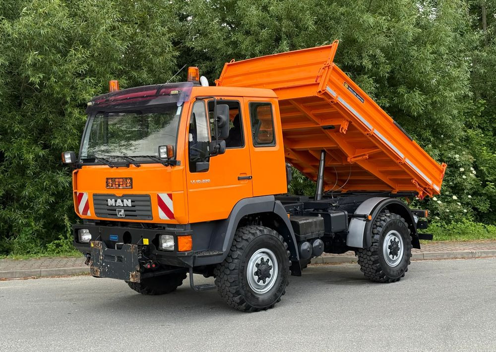 MAN * MAN 10-220 * Kiper Wywrotka Meiller * 4x4 * Zimowe Utrzymanie * Unimog * - شاحنة قلاب: صورة 1 MAN * MAN 10-220 * Kiper Wywrotka Meiller * 4x4 * Zimowe Utrzymanie * Unimog * - شاحنة قلاب: صورة 1
