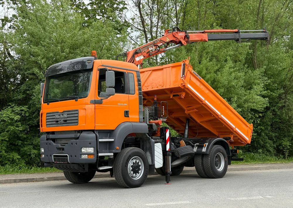 MAN * MAN 18 480 * KIPER WYWROTKA * 4x4 * HDS ATLAS 85* STAN BARDZO DOBRY * Sprowadzony - شاحنة قلاب: صورة 1 MAN * MAN 18 480 * KIPER WYWROTKA * 4x4 * HDS ATLAS 85* STAN BARDZO DOBRY * Sprowadzony - شاحنة قلاب: صورة 1