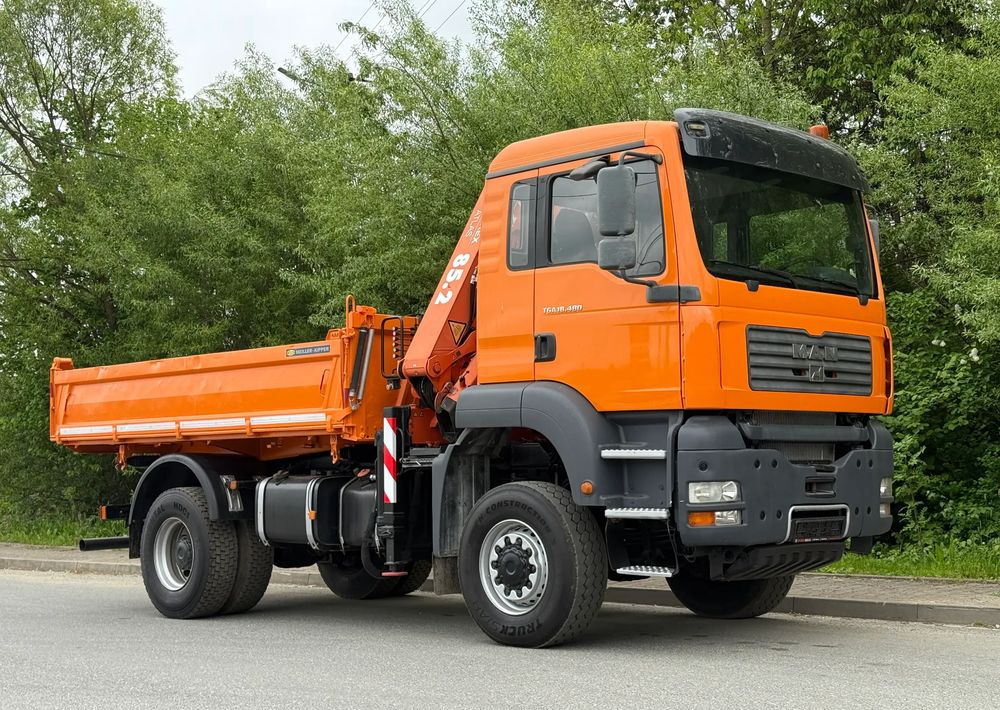 MAN * MAN 18 480 * KIPER WYWROTKA * 4x4 * HDS ATLAS 85* STAN BARDZO DOBRY * Sprowadzony - شاحنة قلاب: صورة 2 MAN * MAN 18 480 * KIPER WYWROTKA * 4x4 * HDS ATLAS 85* STAN BARDZO DOBRY * Sprowadzony - شاحنة قلاب: صورة 2
