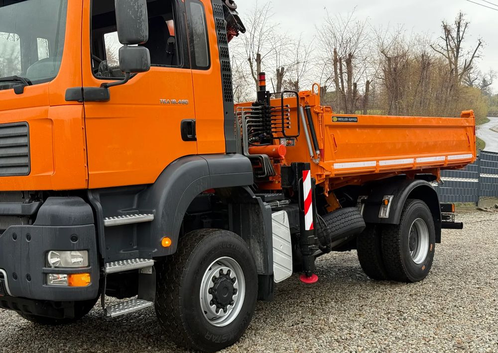 MAN * MAN 18 480 * KIPER WYWROTKA * 4x4 * HDS ATLAS 85* STAN BARDZO DOBRY * Sprowadzony - شاحنة قلاب: صورة 5 MAN * MAN 18 480 * KIPER WYWROTKA * 4x4 * HDS ATLAS 85* STAN BARDZO DOBRY * Sprowadzony - شاحنة قلاب: صورة 5