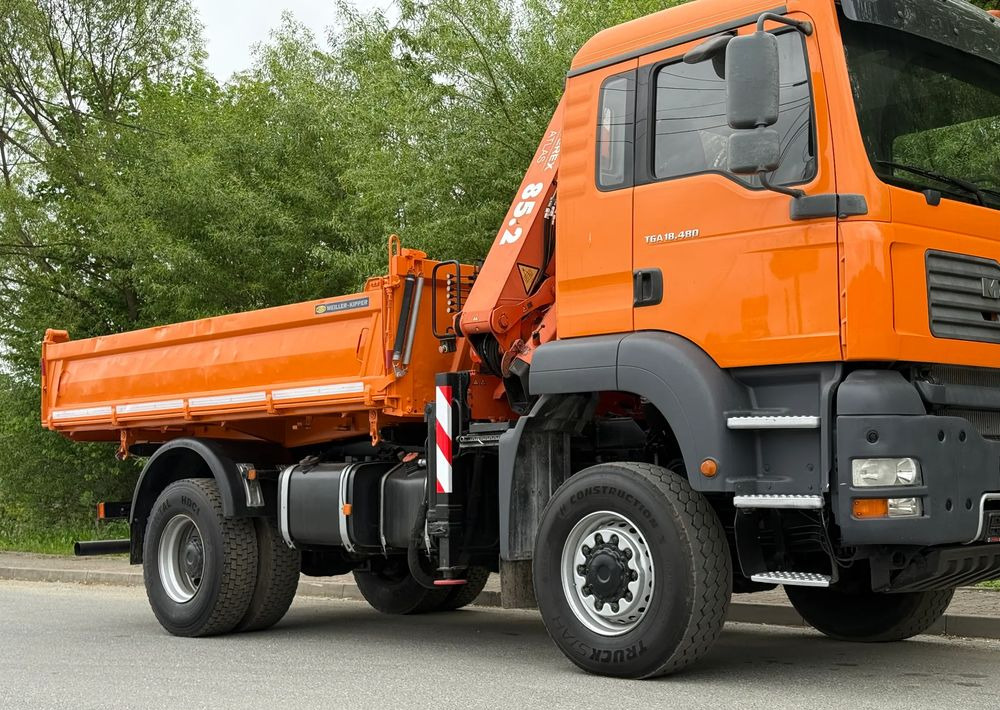 MAN * MAN 18 480 * KIPER WYWROTKA * 4x4 * HDS ATLAS 85* STAN BARDZO DOBRY * Sprowadzony - شاحنة قلاب: صورة 5 MAN * MAN 18 480 * KIPER WYWROTKA * 4x4 * HDS ATLAS 85* STAN BARDZO DOBRY * Sprowadzony - شاحنة قلاب: صورة 5
