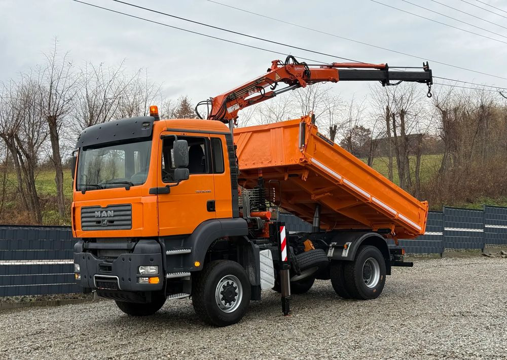 MAN * MAN 18 480 * KIPER WYWROTKA * 4x4 * HDS ATLAS 85* STAN BARDZO DOBRY * Sprowadzony - شاحنة قلاب: صورة 1 MAN * MAN 18 480 * KIPER WYWROTKA * 4x4 * HDS ATLAS 85* STAN BARDZO DOBRY * Sprowadzony - شاحنة قلاب: صورة 1