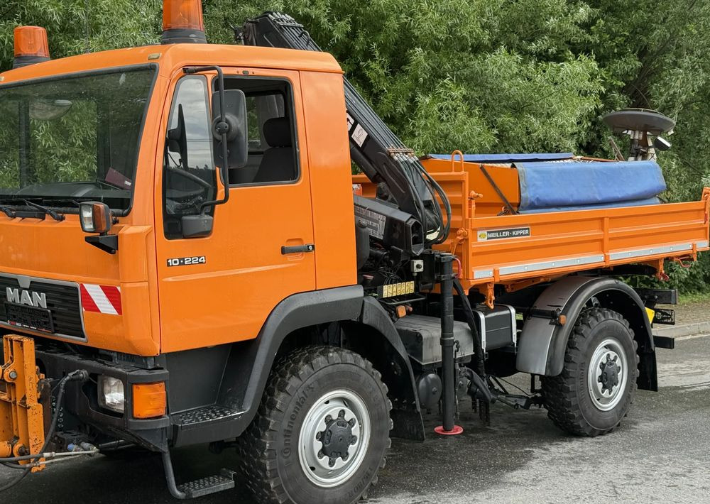MAN * MAN LE 10.220 *Kiper Wywrotka * 4x4 * Pług Piaskarka * Zimowe Utrzymanie * Sprowadzony * HDS MKG * - شاحنة قلاب: صورة 3 MAN * MAN LE 10.220 *Kiper Wywrotka * 4x4 * Pług Piaskarka * Zimowe Utrzymanie * Sprowadzony * HDS MKG * - شاحنة قلاب: صورة 3