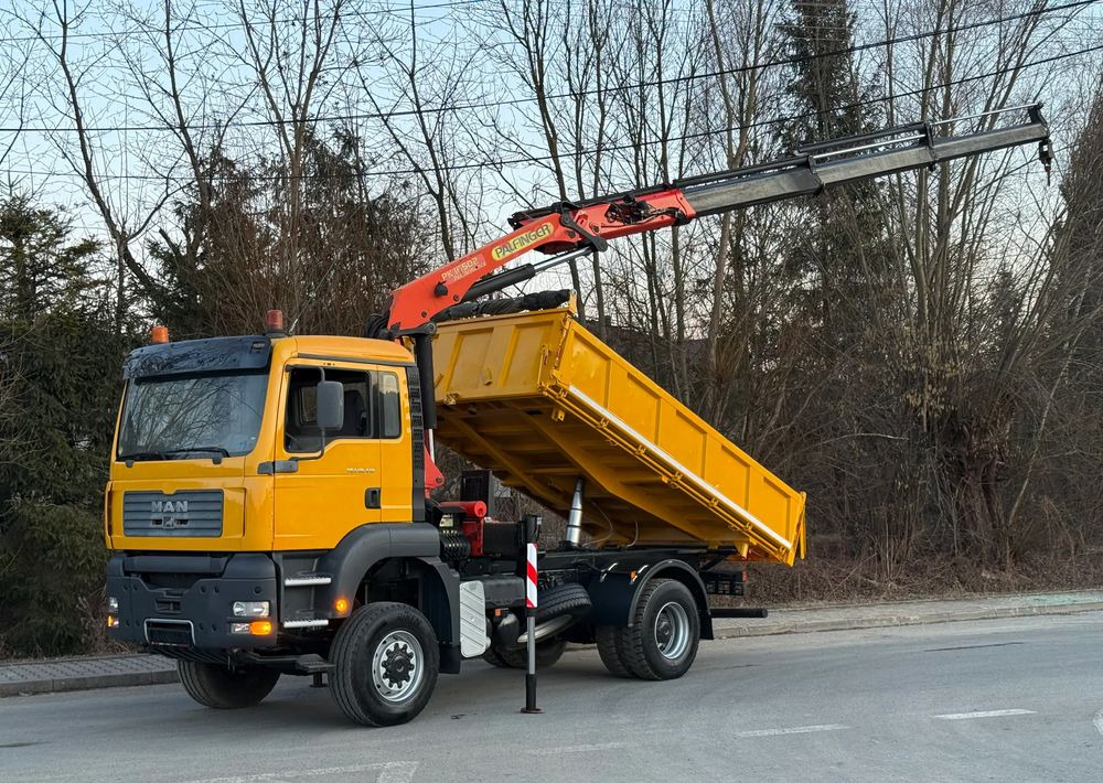 MAN * MAN TGA 18-410 * KIPER WYWROTKA * 4x4 * HDS Palfinger PK16500* Sprowadzony* Bardzo Dobry Stan * - شاحنة قلاب: صورة 1 MAN * MAN TGA 18-410 * KIPER WYWROTKA * 4x4 * HDS Palfinger PK16500* Sprowadzony* Bardzo Dobry Stan * - شاحنة قلاب: صورة 1