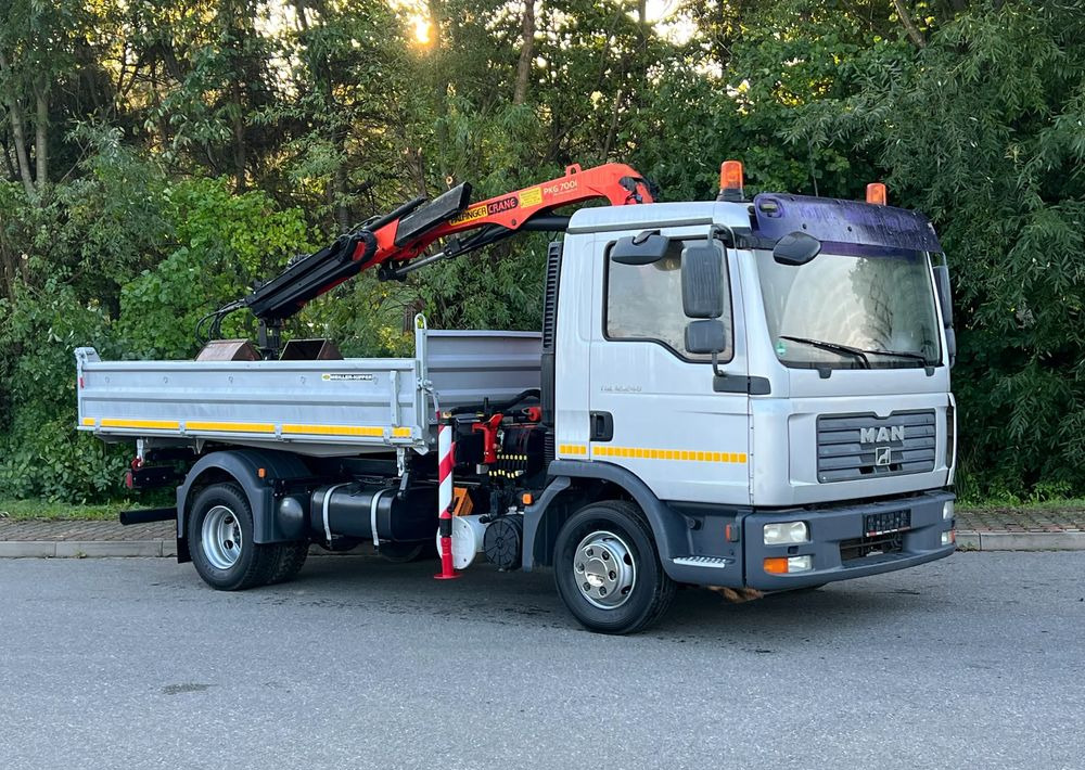 MAN MAN TGL 12-240 Kiper Wywrotka 4x2 Kran PALFINGER PK 12500 BARDZO DOBRY STAN - شاحنة قلاب: صورة 2 MAN MAN TGL 12-240 Kiper Wywrotka 4x2 Kran PALFINGER PK 12500 BARDZO DOBRY STAN - شاحنة قلاب: صورة 2