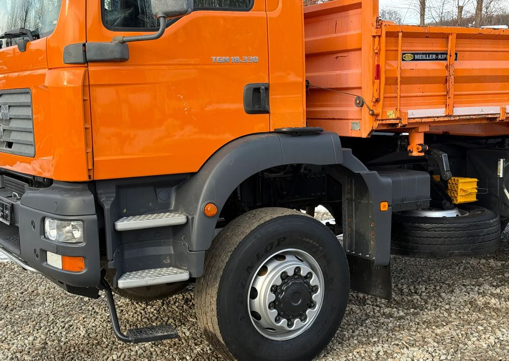 MAN * TGM 18-330 MAN 4x4 HDS Hiab 122 * Kiper Wywrotka * Bardzo Dobry Stan - شاحنة قلاب: صورة 5 MAN * TGM 18-330 MAN 4x4 HDS Hiab 122 * Kiper Wywrotka * Bardzo Dobry Stan - شاحنة قلاب: صورة 5