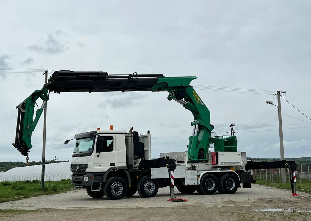 Mercedes-Benz * HDS Palfinger 150002 + FLY JIB PJ 170 * Mercedes Actros 8x6 * Dźwig * 40 TON * Wyciągarka * 35 Metrów * Kosz * - شاحنة كرين: صورة 1 Mercedes-Benz * HDS Palfinger 150002 + FLY JIB PJ 170 * Mercedes Actros 8x6 * Dźwig * 40 TON * Wyciągarka * 35 Metrów * Kosz * - شاحنة كرين: صورة 1