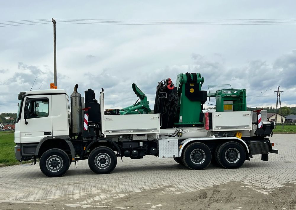 Mercedes-Benz * Mercedes 8x6 Actros 4144 * HDS Palfinger 150002 + FLY JIB PJ 170 * Dźwig * 40 TON * Wyciągarka * 35 Metrów * Kosz * - شاحنة كرين: صورة 3 Mercedes-Benz * Mercedes 8x6 Actros 4144 * HDS Palfinger 150002 + FLY JIB PJ 170 * Dźwig * 40 TON * Wyciągarka * 35 Metrów * Kosz * - شاحنة كرين: صورة 3