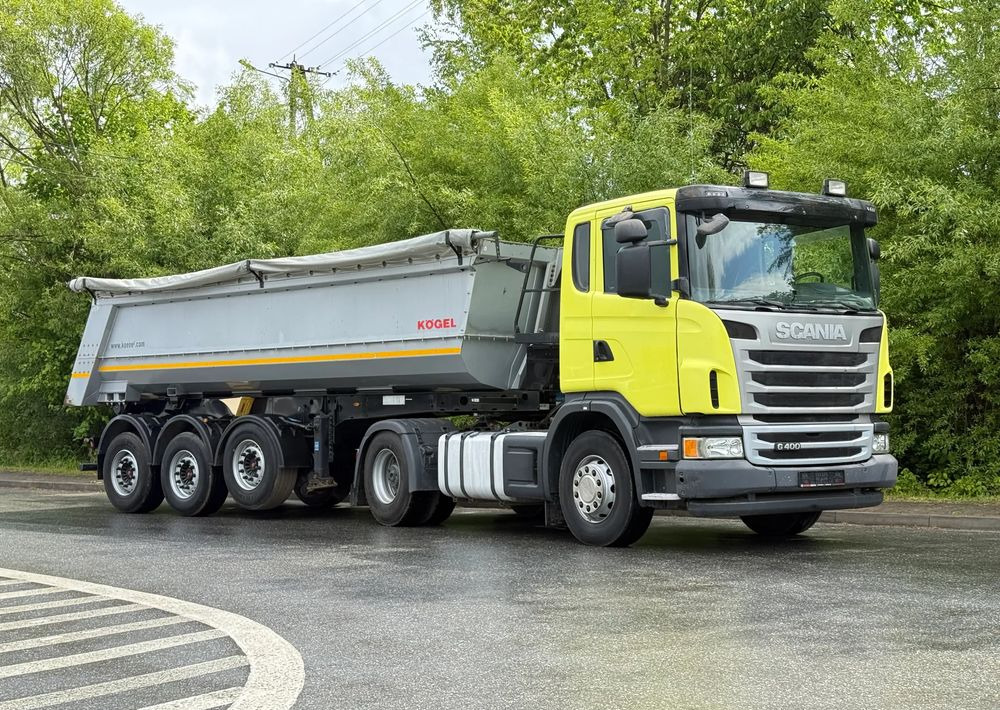 Scania * Zestaw * Scania G400 + Naczepa Kogel Kiper Wywrotka * Sprowadzony * Bardzo Dobry Stan * - وحدة جر, قلابة نصف مقطورة نصف مقطورة قلابة: صورة 2 Scania * Zestaw * Scania G400 + Naczepa Kogel Kiper Wywrotka * Sprowadzony * Bardzo Dobry Stan * - وحدة جر, قلابة نصف مقطورة نصف مقطورة قلابة: صورة 2