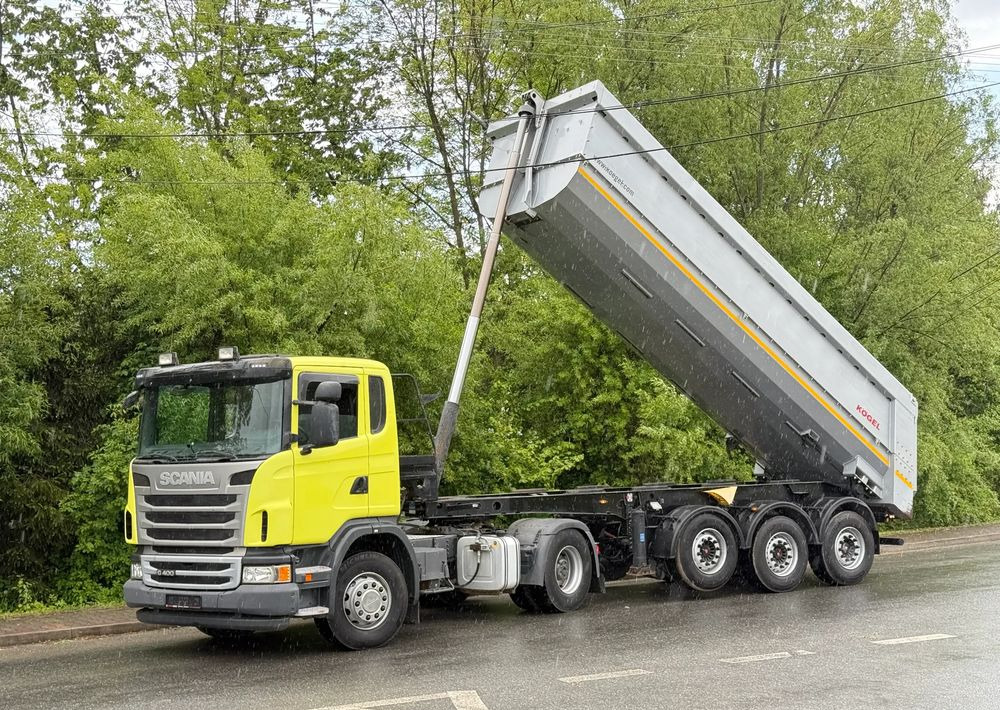 Scania * Zestaw * Scania G400 + Naczepa Kogel Kiper Wywrotka * Sprowadzony * Bardzo Dobry Stan * - وحدة جر, قلابة نصف مقطورة نصف مقطورة قلابة: صورة 1 Scania * Zestaw * Scania G400 + Naczepa Kogel Kiper Wywrotka * Sprowadzony * Bardzo Dobry Stan * - وحدة جر, قلابة نصف مقطورة نصف مقطورة قلابة: صورة 1
