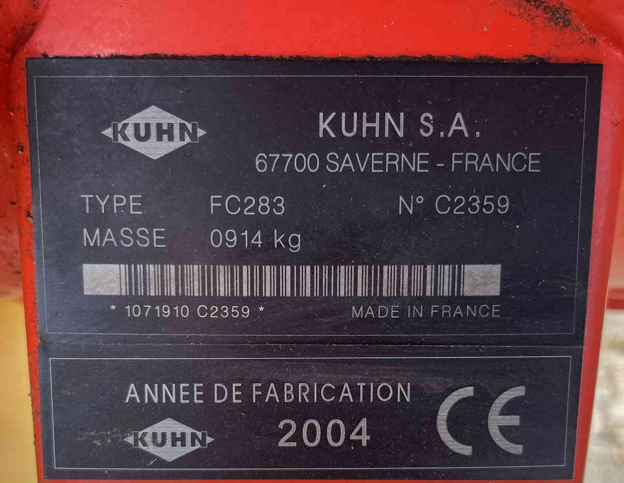 Kuhn FC283 schijvenmaaier achtermaaier weidebouwmachines - جزازة العشب: صورة 4 Kuhn FC283 schijvenmaaier achtermaaier weidebouwmachines - جزازة العشب: صورة 4