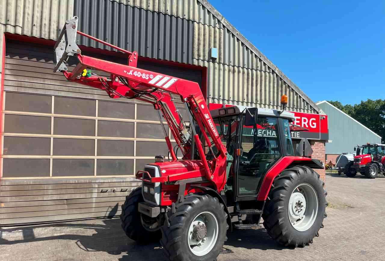Massey Ferguson 6140 Dynashift met Mailleux voorlader tractoren *Verkocht/sold* - جرار: صورة 5 Massey Ferguson 6140 Dynashift met Mailleux voorlader tractoren *Verkocht/sold* - جرار: صورة 5