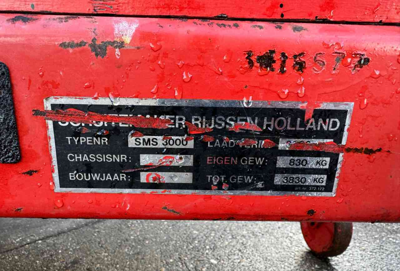 Schuitemaker SMS 3000 mestverspreider *Verkocht/sold* - آلة رش السماد الطبيعي: صورة 5 Schuitemaker SMS 3000 mestverspreider *Verkocht/sold* - آلة رش السماد الطبيعي: صورة 5