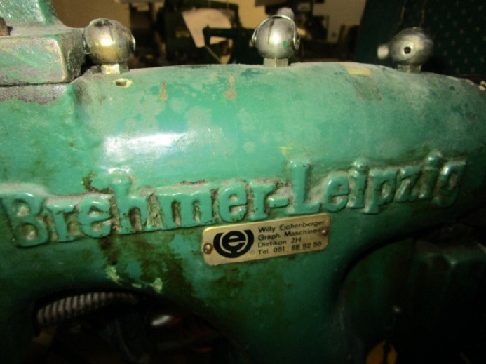 BREHMER LEIPZIG - آلات الطباعة: صورة 4 BREHMER LEIPZIG - آلات الطباعة: صورة 4
