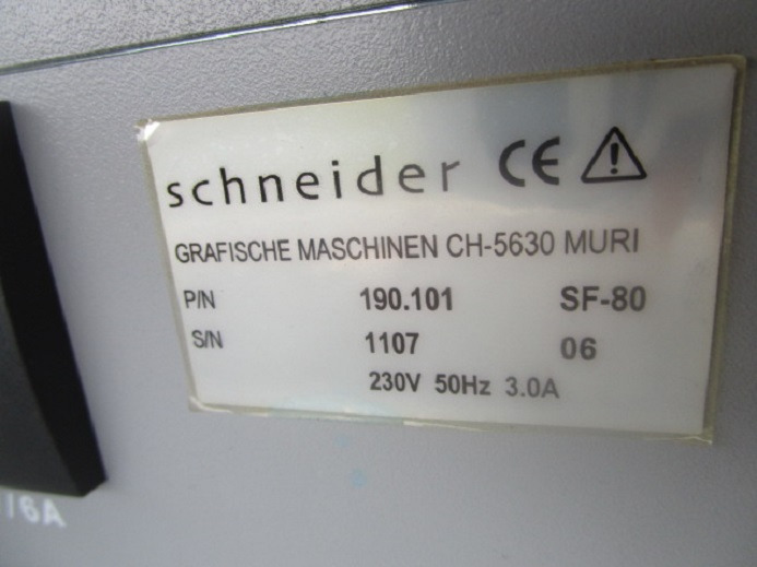 SCHNEIDER SF-80 SCHNEIDER SF-80: صورة 6
