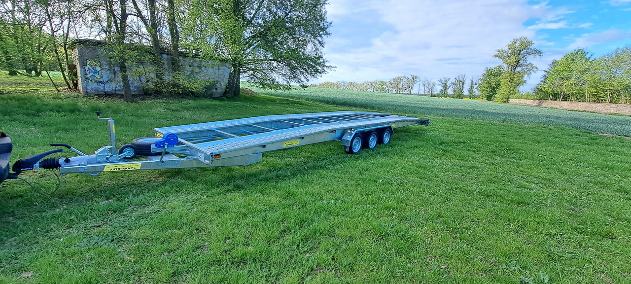 LAWETA Z NAJAZDAMI NA 2 AUTA 8,5x2M DMC 3500, 3 OSIE / CAR TRANSPORTER WITH RAMPS FOR 2 CARS 8.5x2M DMC 3500, 3 AXLES - مقطورة شحن نقل السيارات: صورة 3 LAWETA Z NAJAZDAMI NA 2 AUTA 8,5x2M DMC 3500, 3 OSIE / CAR TRANSPORTER WITH RAMPS FOR 2 CARS 8.5x2M DMC 3500, 3 AXLES - مقطورة شحن نقل السيارات: صورة 3