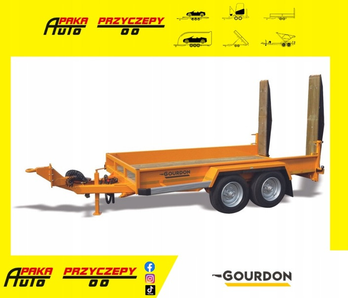 PRZYCZEPA DO MINIKOPAREK GOURDON VPR 350 / GOURDON VPR 350 TRAILER FOR MINI EXCAVATORS - مقطورة لنقل المعدات: صورة 1 PRZYCZEPA DO MINIKOPAREK GOURDON VPR 350 / GOURDON VPR 350 TRAILER FOR MINI EXCAVATORS - مقطورة لنقل المعدات: صورة 1