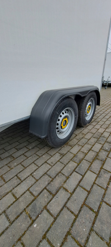 جديدة مقطورة صندوق مغلق PRZYCZEPA KONTENER CARGO 4 BOX 3x1,5 DMC 2700 / CARGO CONTAINER TRAILER 4 BOX 3x1.5 DMC 2700: صورة 7
