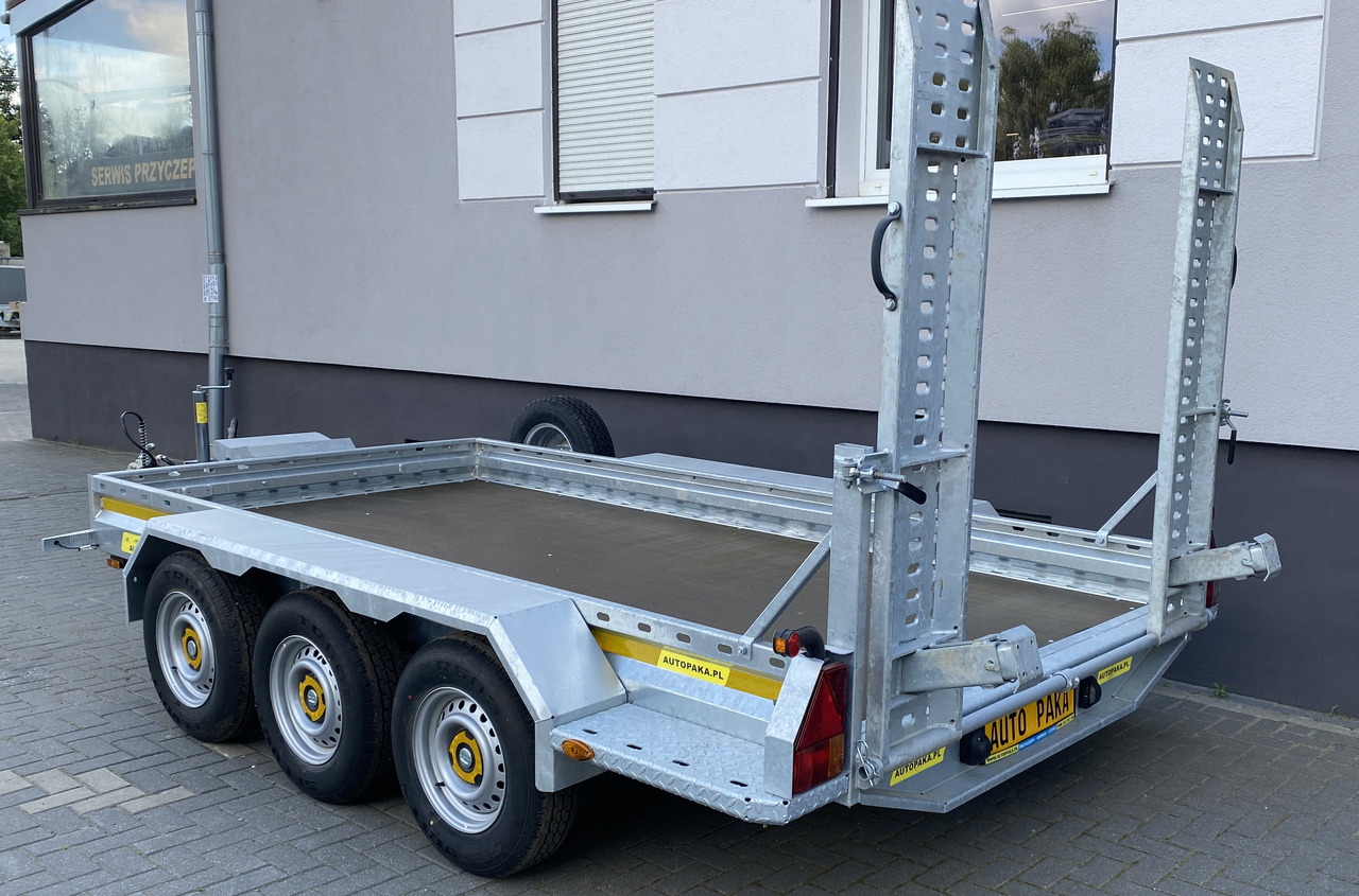 PRZYCZEPA LAWETA DO MINIKOPARKI KOPARKI 3 OSIE / MINI EXCAVATOR TRANSPORTER TRAILER 3 AXLES - مقطورة لنقل المعدات: صورة 3 PRZYCZEPA LAWETA DO MINIKOPARKI KOPARKI 3 OSIE / MINI EXCAVATOR TRANSPORTER TRAILER 3 AXLES - مقطورة لنقل المعدات: صورة 3