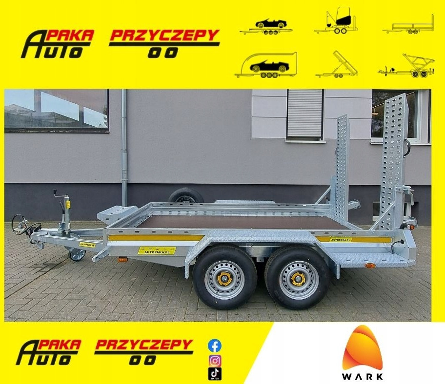 PRZYCZEPA LAWETA DO MINIKOPARKI POD KOPARKĘ 315 x 150 cm, 2700KG / MINI EXCAVATOR TRANSPORTER TRAILER 2700KG - مقطورة لنقل المعدات: صورة 1 PRZYCZEPA LAWETA DO MINIKOPARKI POD KOPARKĘ 315 x 150 cm, 2700KG / MINI EXCAVATOR TRANSPORTER TRAILER 2700KG - مقطورة لنقل المعدات: صورة 1