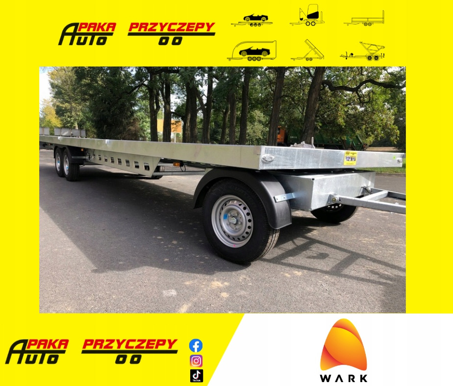 PRZYCZEPA OBROTNICA PLATFORMA 8m 3500 KG / TURNTABLE PLATFORM TRAILER 8m 3500 KG - مقطورات مسطحة: صورة 1 PRZYCZEPA OBROTNICA PLATFORMA 8m 3500 KG / TURNTABLE PLATFORM TRAILER 8m 3500 KG - مقطورات مسطحة: صورة 1