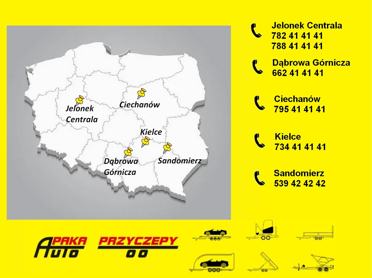 جديدة مقطورات مسطحة PRZYCZEPA PLATFORMOWA 5X2 WARK DMC 3500 / WARK PLATFORM TRAILER 5X2 DMC 3500: صورة 12
